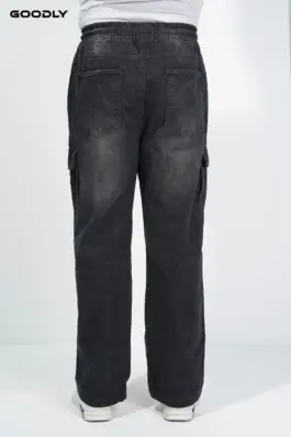 6 Pocket Denim Cargo Baggy