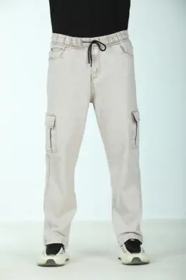 Cargo Denim Pants – Relaxed Fit